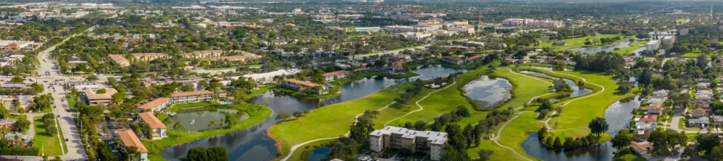 Davie aerial view