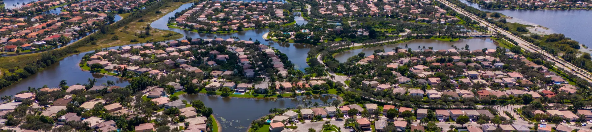 Pembroke Pines aerial view
