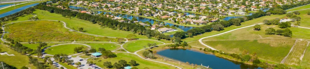 Plantation aerial view